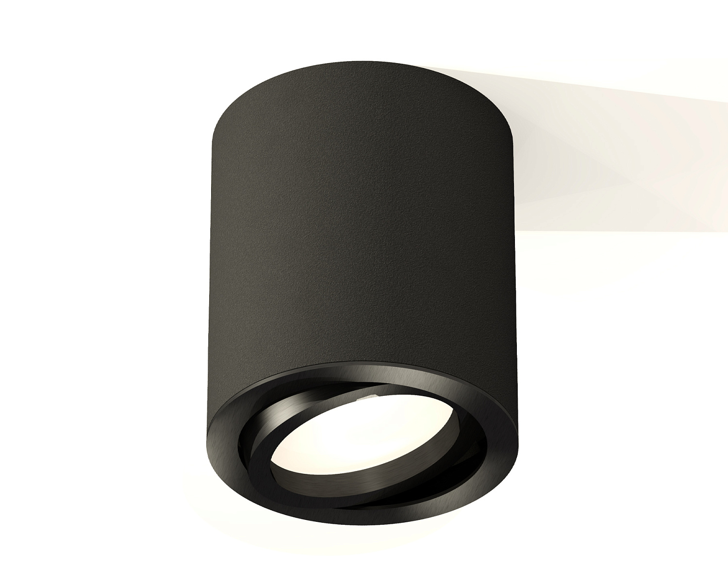 Комплект накладного поворотного светильника XS7422001 SBK/PBK черный песок/черный матовый MR16 GU5.3 (C7422, N7002)