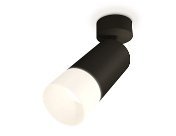 Комплект поворотного светильника с акрилом XM6323012 SBK/FR черный песок/белый матовый MR16 GU5.3 (A2210, C6323, N6252)