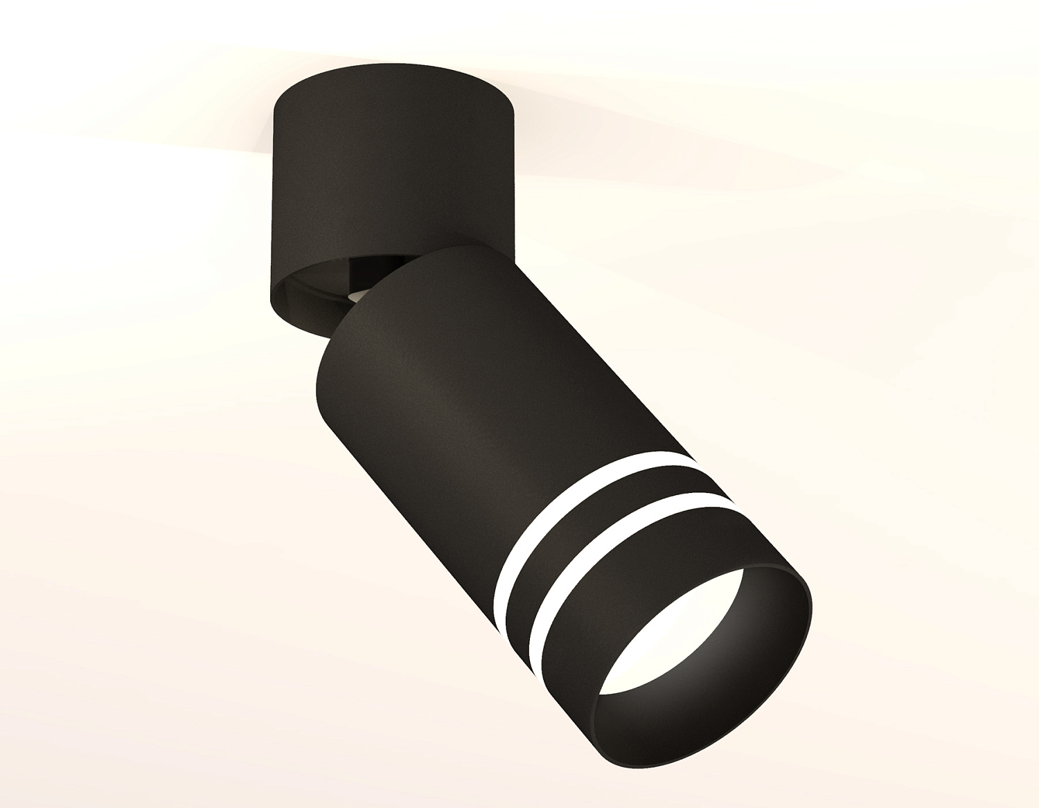 Комплект накладного поворотного светильника XM6313086 SBK/BK/FR черный песок/черный/белый матовый MR16 GU5.3 (A2221, C6313, N6236)