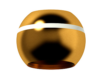 Корпус светильника накладной для насадок D60/70mm с LED подсветкой C1105 PYG золото желтое полированное D100*H80mm MR16 GU5.3 LED 3W 4200K