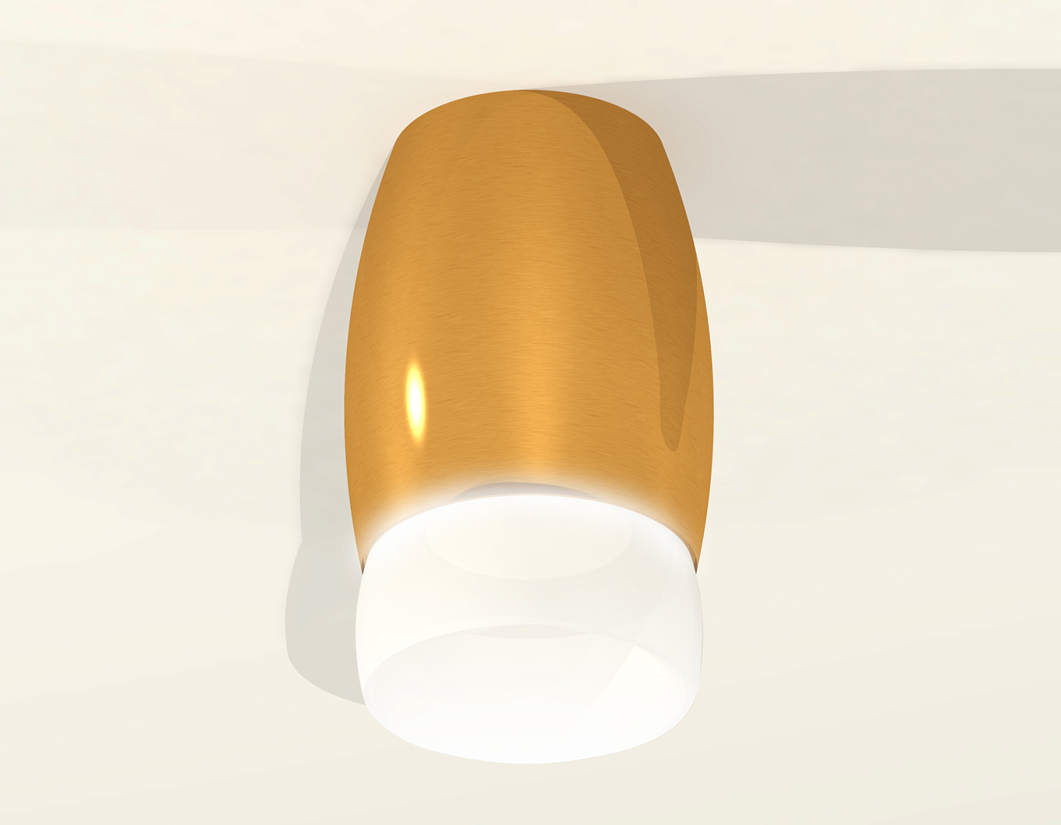 Комплект накладного светильника с акрилом XS1125023 PYG/FR золото желтое полированное/белый матовый MR16 GU5.3 (C1125, N7177)