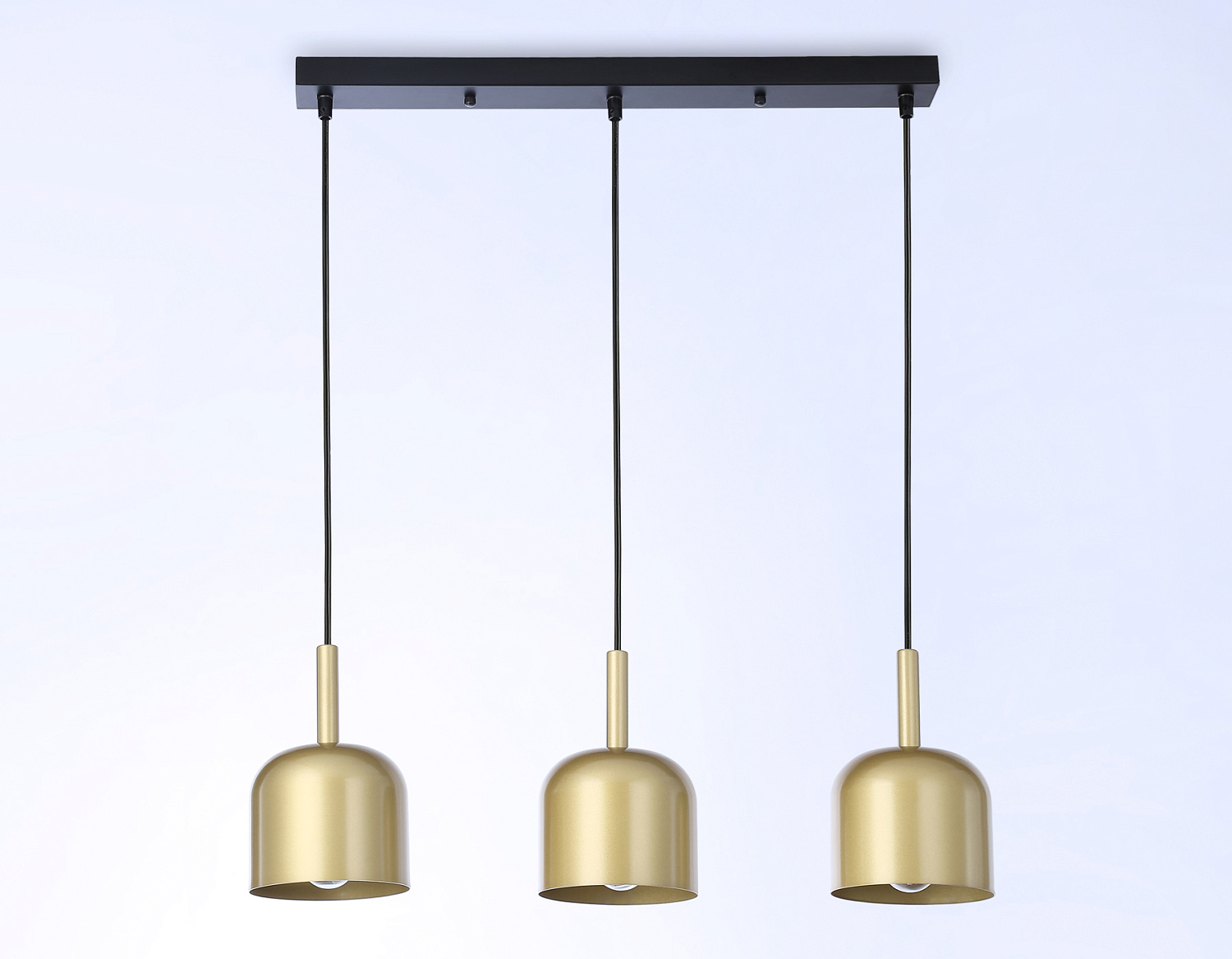 Светильник подвесной TR97118/3 GD/BK золото/черный E27*3 max 40W D130*113*1200