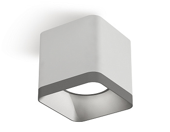 Комплект накладного светильника XS7805003 SWH/SSL белый песок/серебро песок MR16 GU5.3 (C7805, N7703)