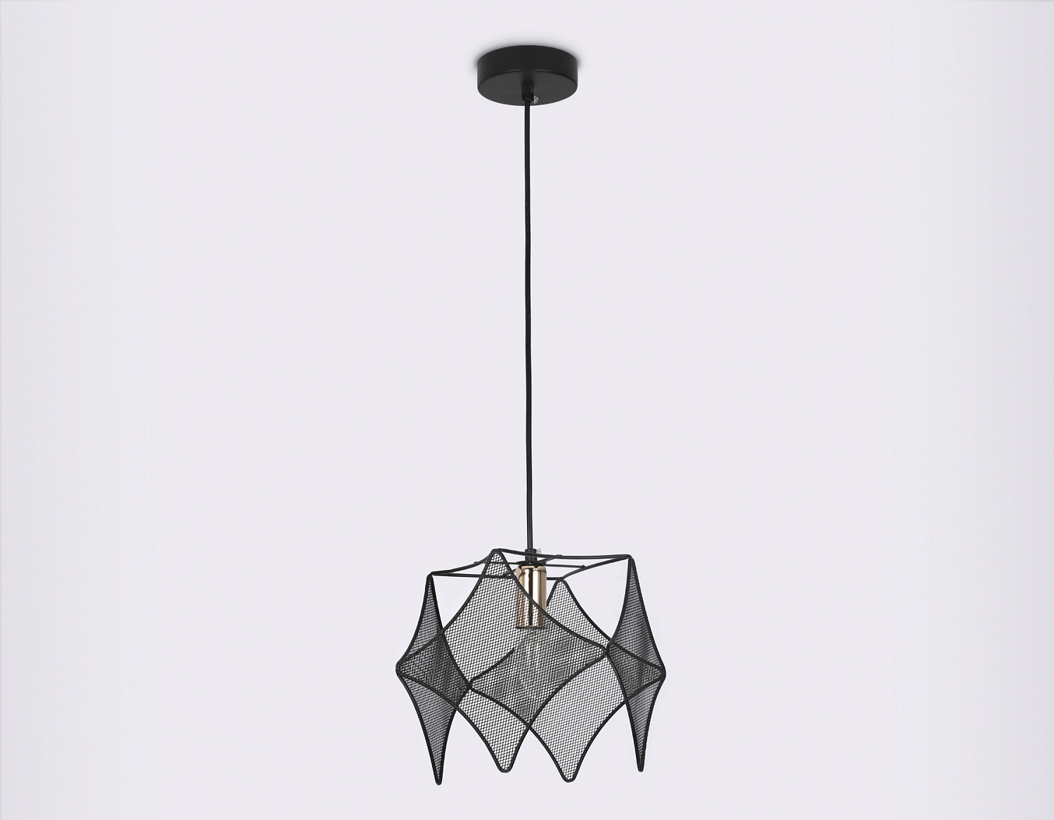 Подвесной светильник в стиле лофт TR8421 BK/GD черный/золото E14 max 40W D285*1000