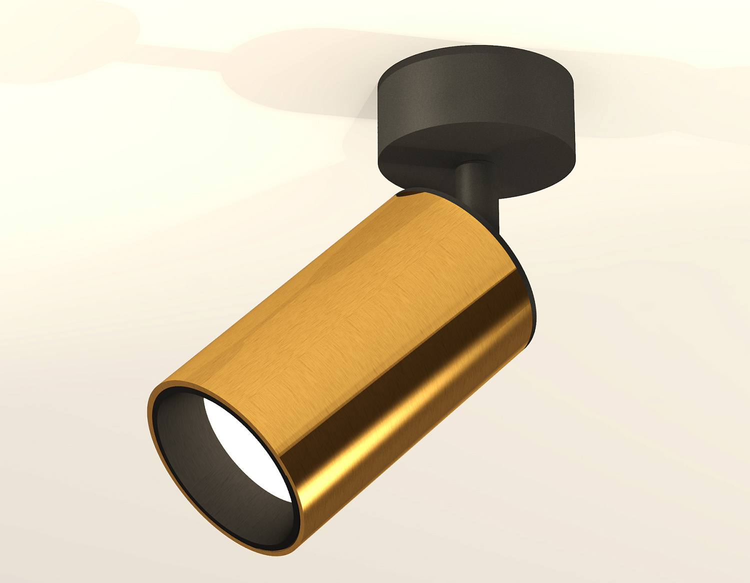 Комплект накладного поворотного светильника XM6327020 PYG/SBK золото желтое полированное/черный песок MR16 GU5.3 (A2210, C6327, N6111)