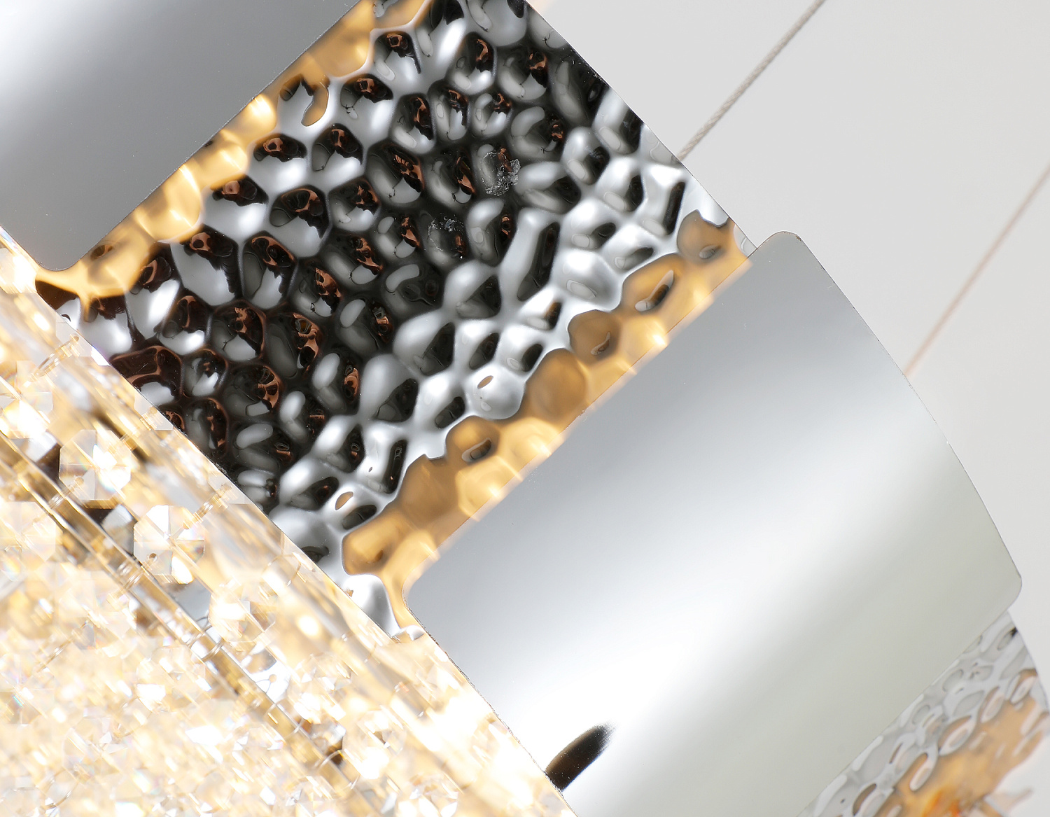 Подвесная хрустальная люстра TR5244/7 SL/CL серебро/прозрачный E14/7 max 40W D500*630