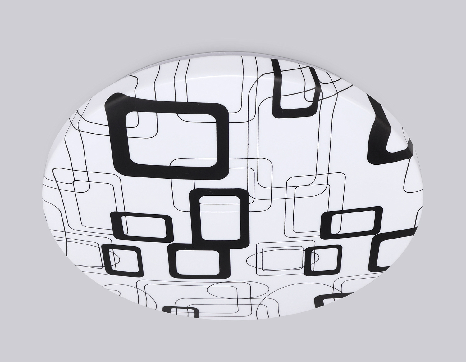 Потолочный светодиодный светильник FZ1043 WH/BK белый/черный 21W 6400K D320*55 (Без ПДУ)