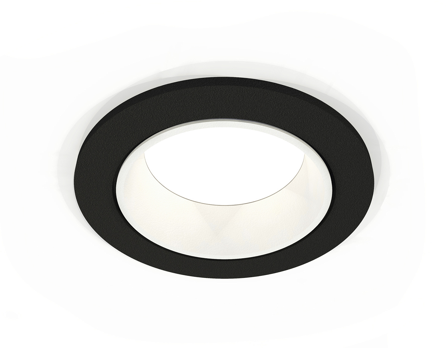 Комплект встраиваемого светильника XC6513001 SBK/SWH черный песок/белый песок MR16 GU5.3 (C6513, N6110)