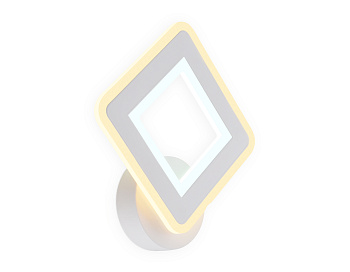 Настенный светодиодный светильник FA871 WH белый 11W 220*250*50