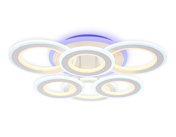 Потолочный светодиодный светильник с пультом FA8805 WH белый 174W 550*550*130 (ПДУ РАДИО 2.4)