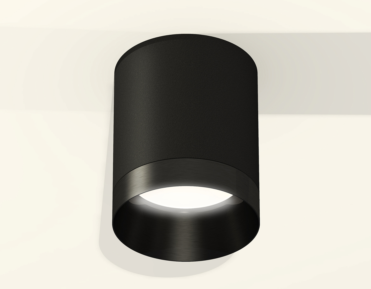 Комплект накладного светильника XS6302021 SBK/PBK черный песок/черный полированный MR16 GU5.3 (C6302, N6131)