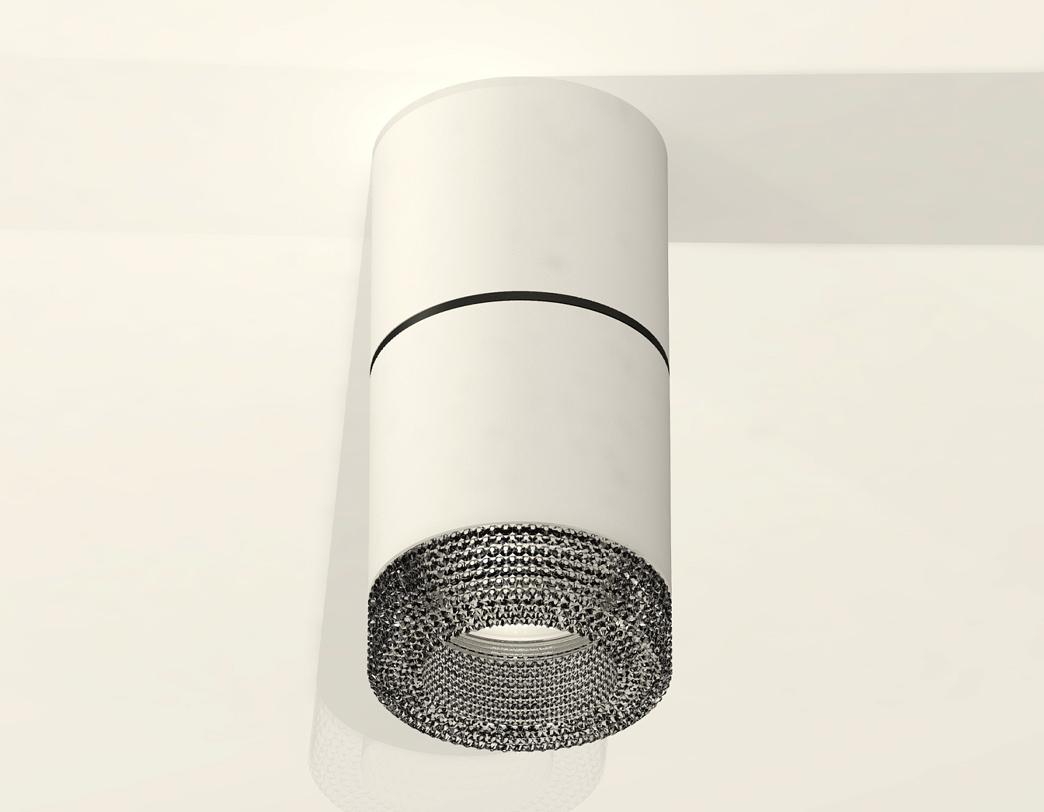 Комплект накладного светильника с композитным хрусталем XS7401182 SWH/BK белый песок/тонированный MR16 GU5.3 (C7401, A2071, C7401, N7192)