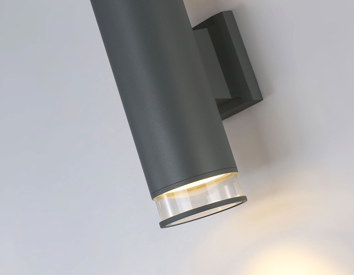 Уличный настенный архитектурный светильник ST3820/2 GR/CL серый/прозрачный IP54 GU10/2 max 35W 310*90*160