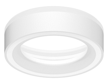 Насадка передняя для корпуса светильника с диаметром отверстия D85mm N8433 SWH/FR белый песок/белый матовый D85*H23mm Out20mm GX53