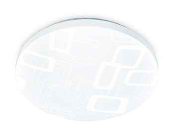 Потолочный светодиодный светильник FZ1040 WH белый 30W 6400K D370*55 (Без ПДУ)