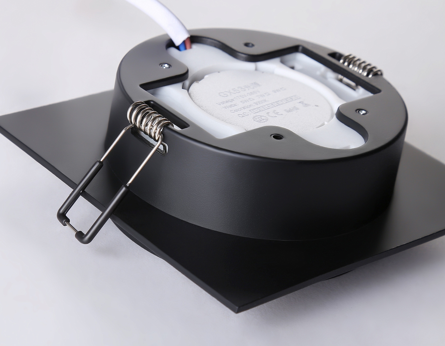 Светильник встраиваемый TN5222 BK черный GX53 110*110*50