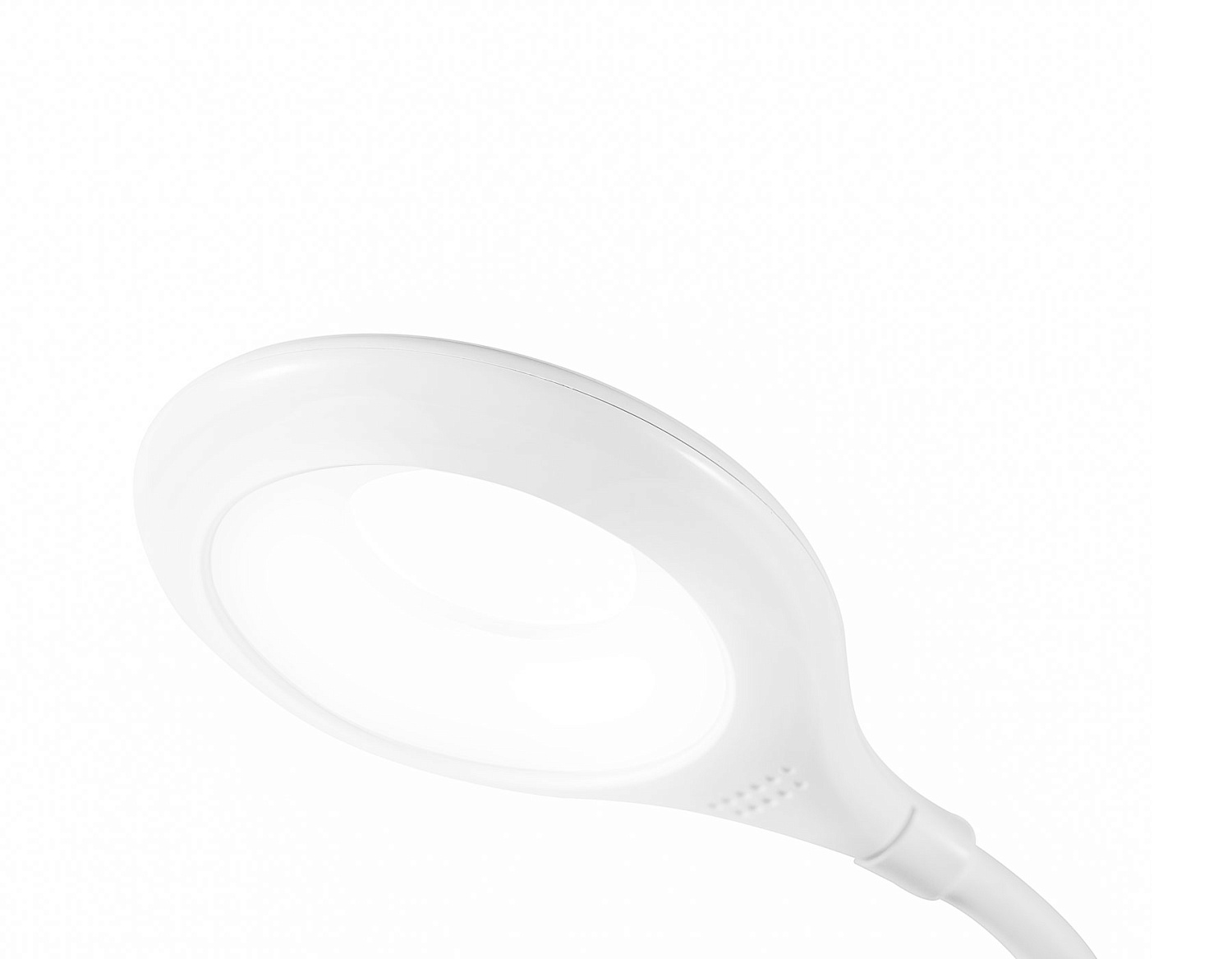 Светодиодная настольная лампа с прищепкой, гибкой ножкой и аккумуляторной батареей DE700 WH белый LED 3000-6000K 6W