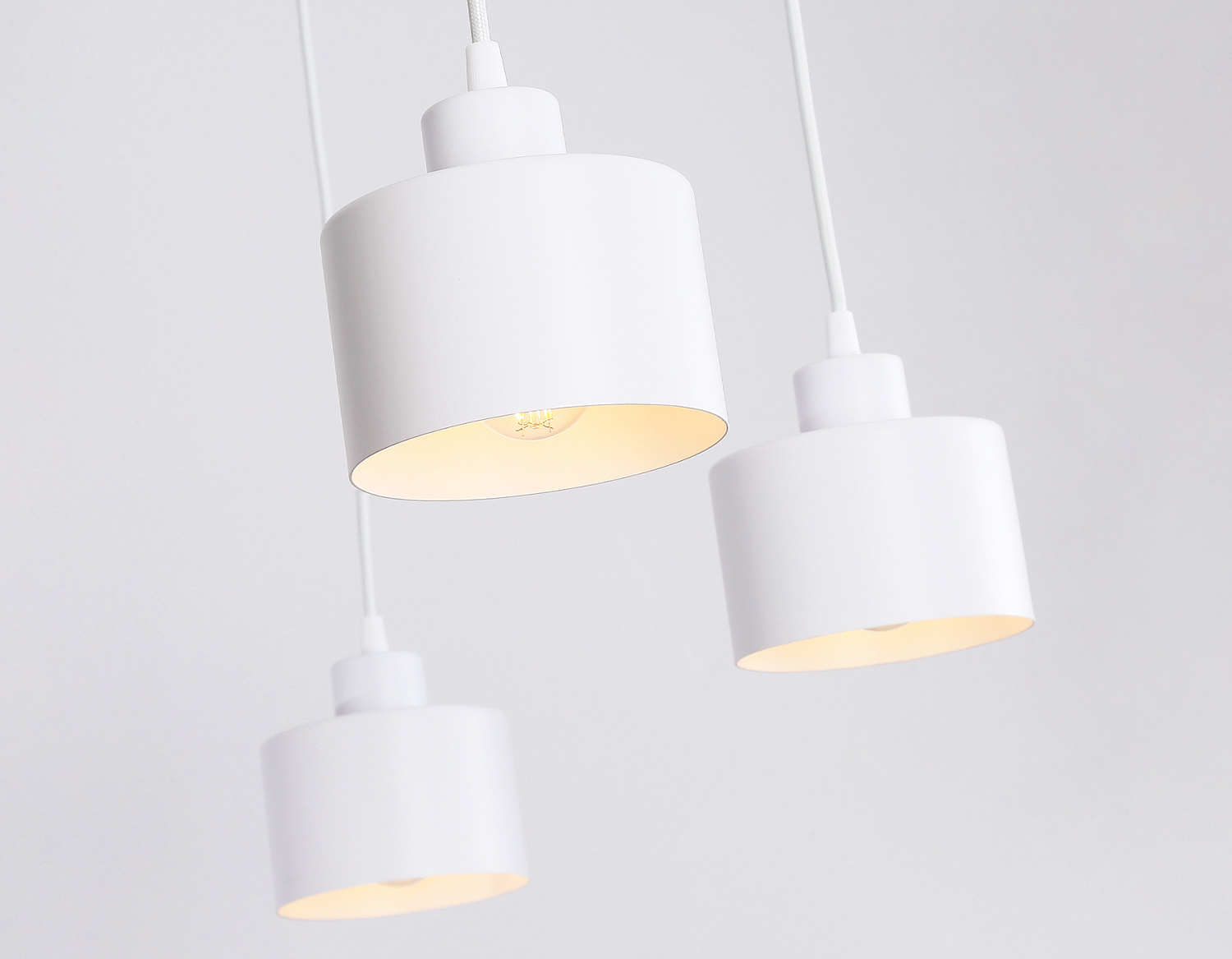 Подвесной светильник в стиле лофт TR8131/6 WH белый E27*6 max 40W D700*800