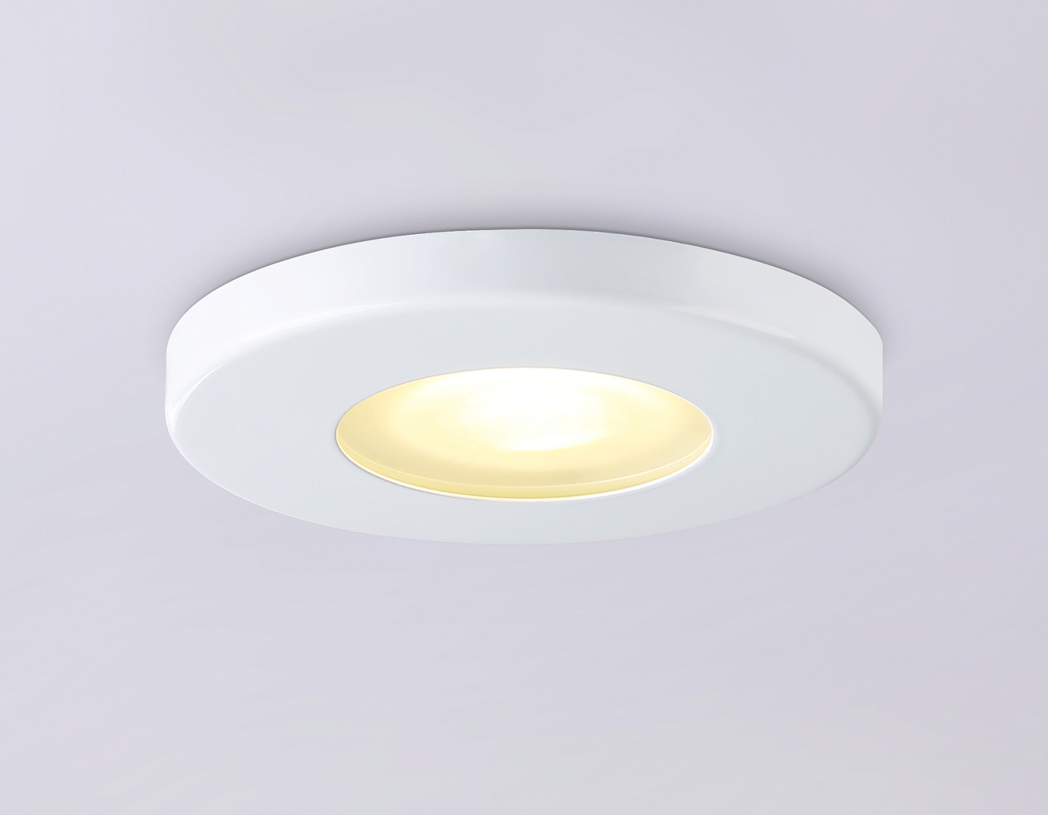 Светильник встраиваемый IP44 с высокой степенью пылевлагозащиты TN1180 WH белый IP44 GU5.3 D85*34