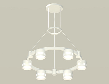 Комплект подвесного светильника с акрилом Techno Ring XR92031203/6 SWH/FR белый песок/белый матовый GX53 (A9203, C9231, N8477)