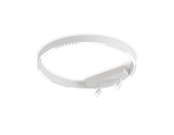 Потолочный светодиодный светильник FL5807/1+2 WH белый 40W 3000K/4200K/6400K D600*95 (без ПДУ)