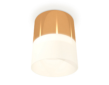 Комплект накладного светильника с акрилом XS8121011 PYG/FR золото желтое полированное/белый матовый GX53 (C8121, N8402)