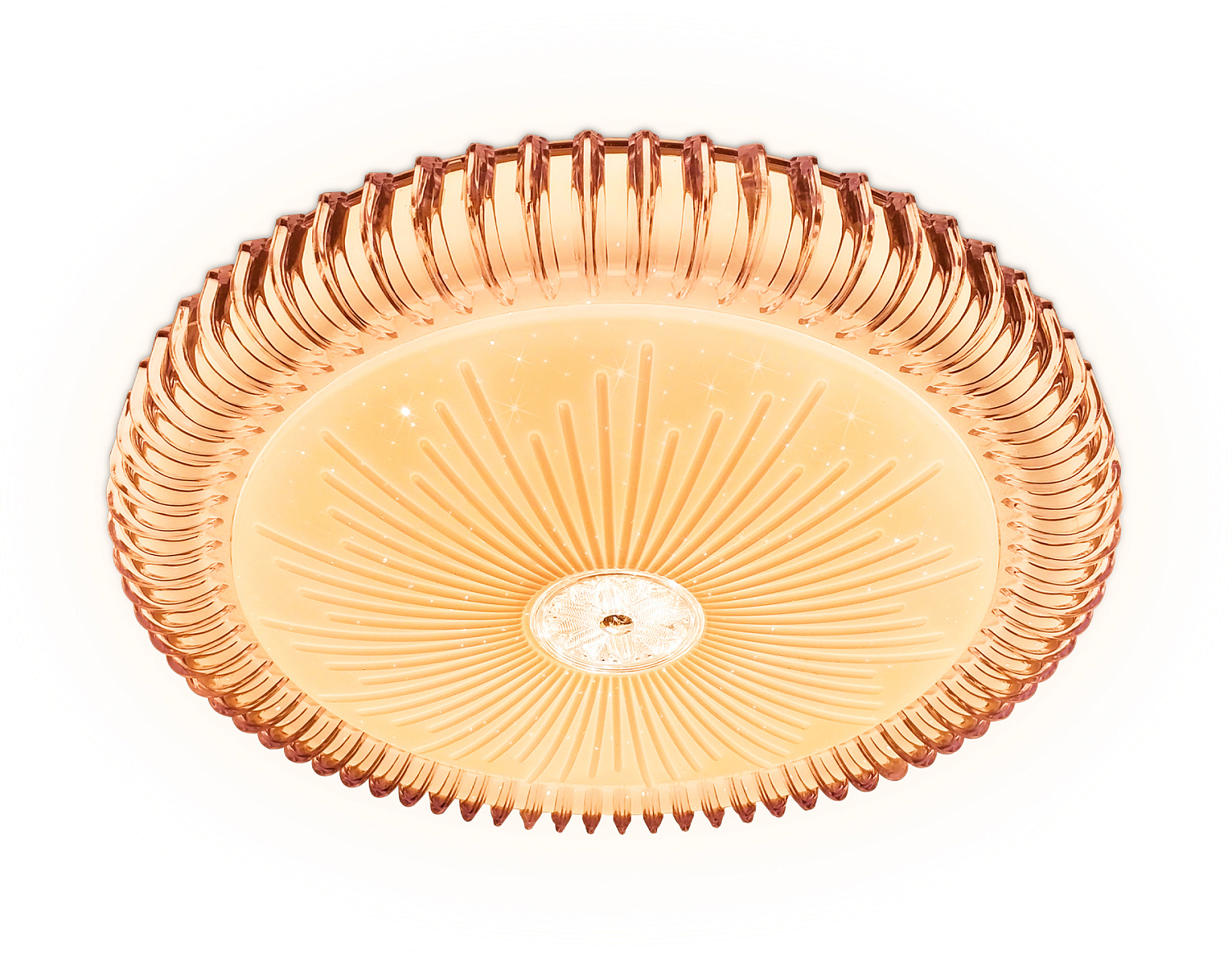 Потолочный светодиодный светильник с пультом FF95 WH белый 48W 3000K/4200K/6400K D390*60 (ПДУ ИК)