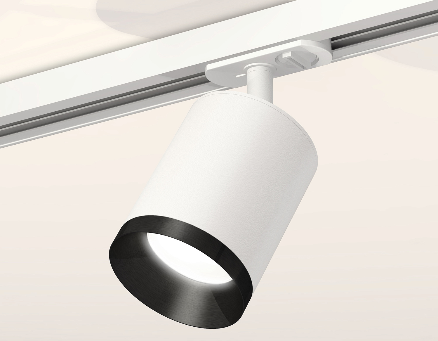 Комплект трекового светильника XT7421002 SWH/PBK белый песок/черный полированный MR16 GU5.3 (A2536, C7421, N7031)