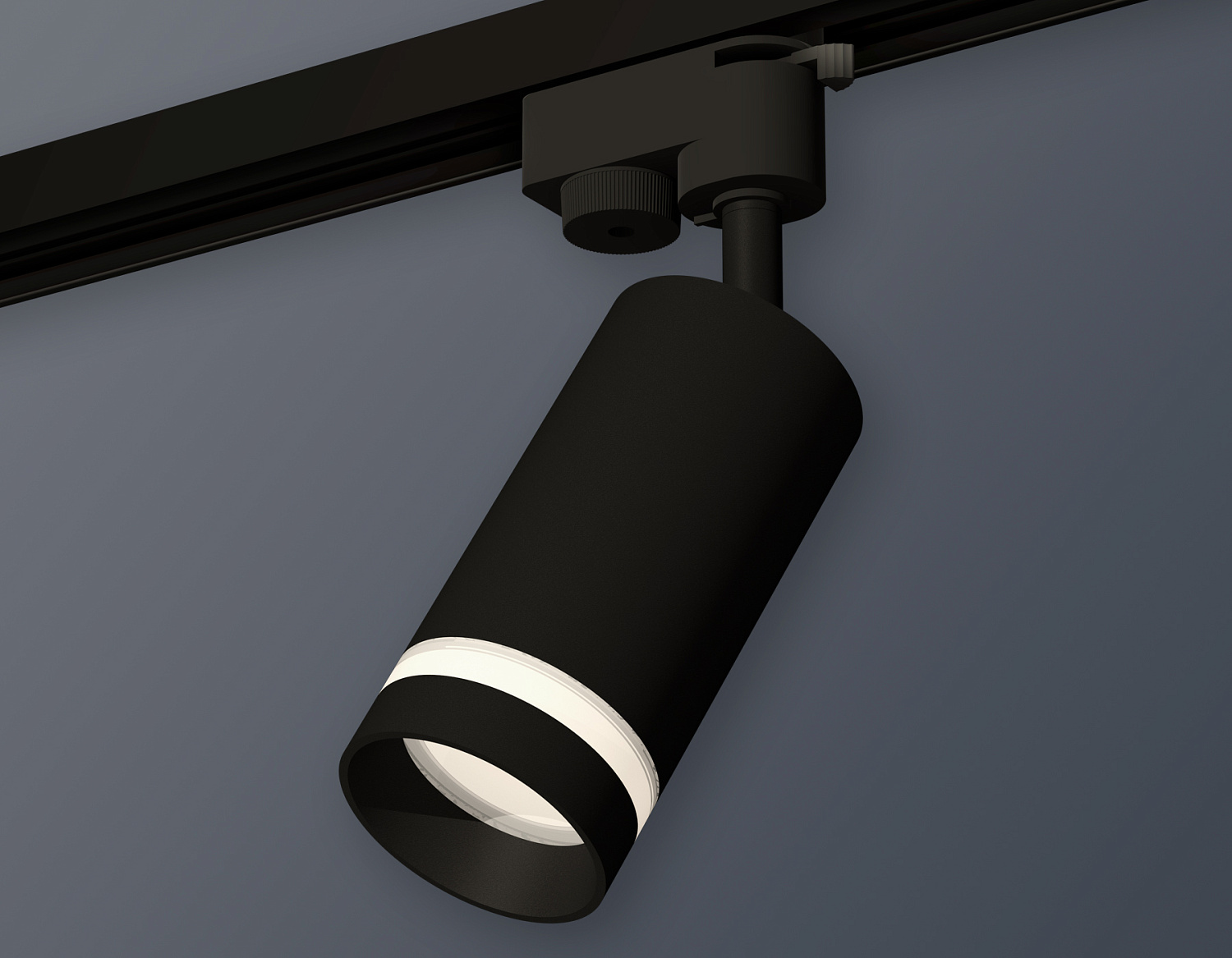 Комплект трекового однофазного светильника XT6323111 SBK/FR черный песок/белый матовый MR16 GU5.3 (A2521, C6323, N6229)