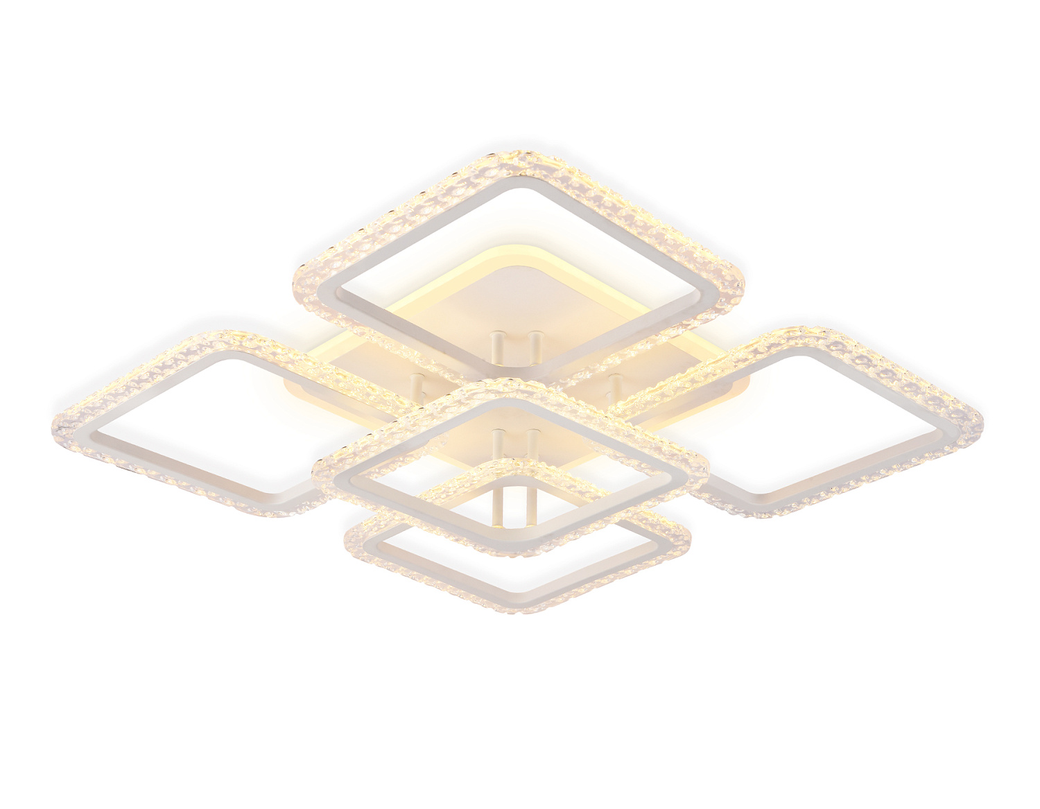 Потолочный светодиодный светильник с пультом FA5301 WH белый 140W 770*770*130 (ПДУ РАДИО 2.4)