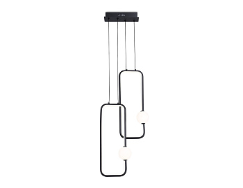 Подвесной светодиодный светильник FL66366/2 BK черный 38W 4200K 300*80*1200