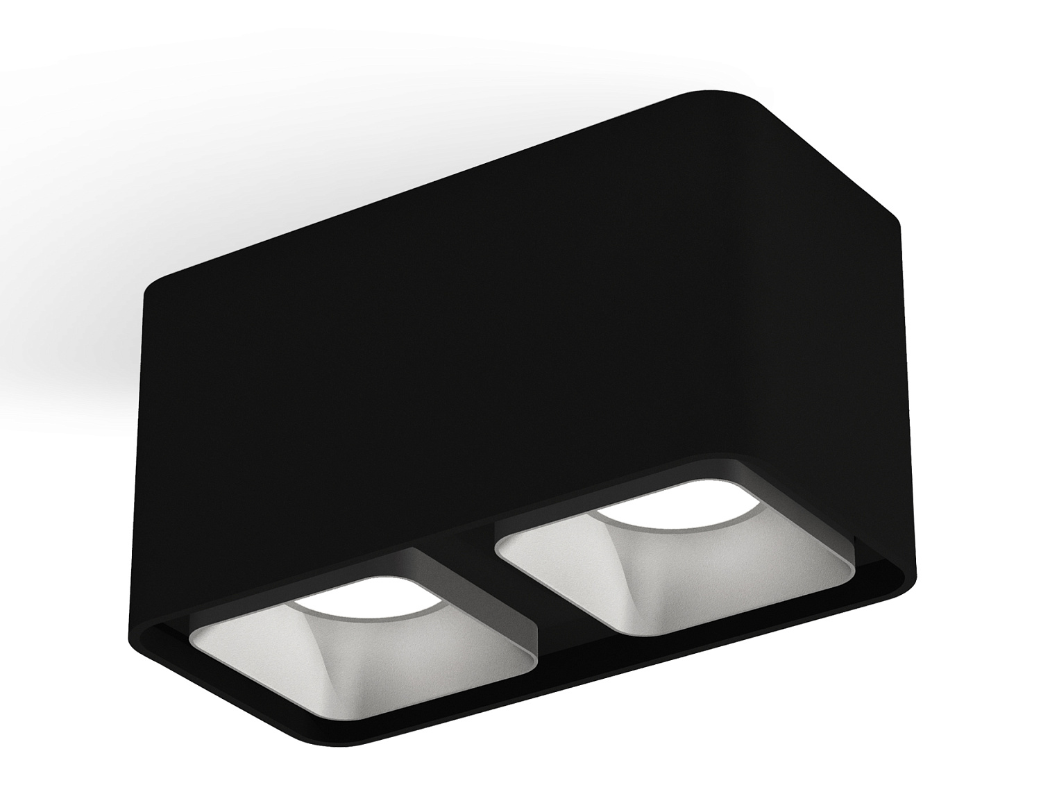 Комплект накладного светильника XS7851003 SBK/SSL черный песок/серебро песок MR16 GU5.3 (C7851, N7703)