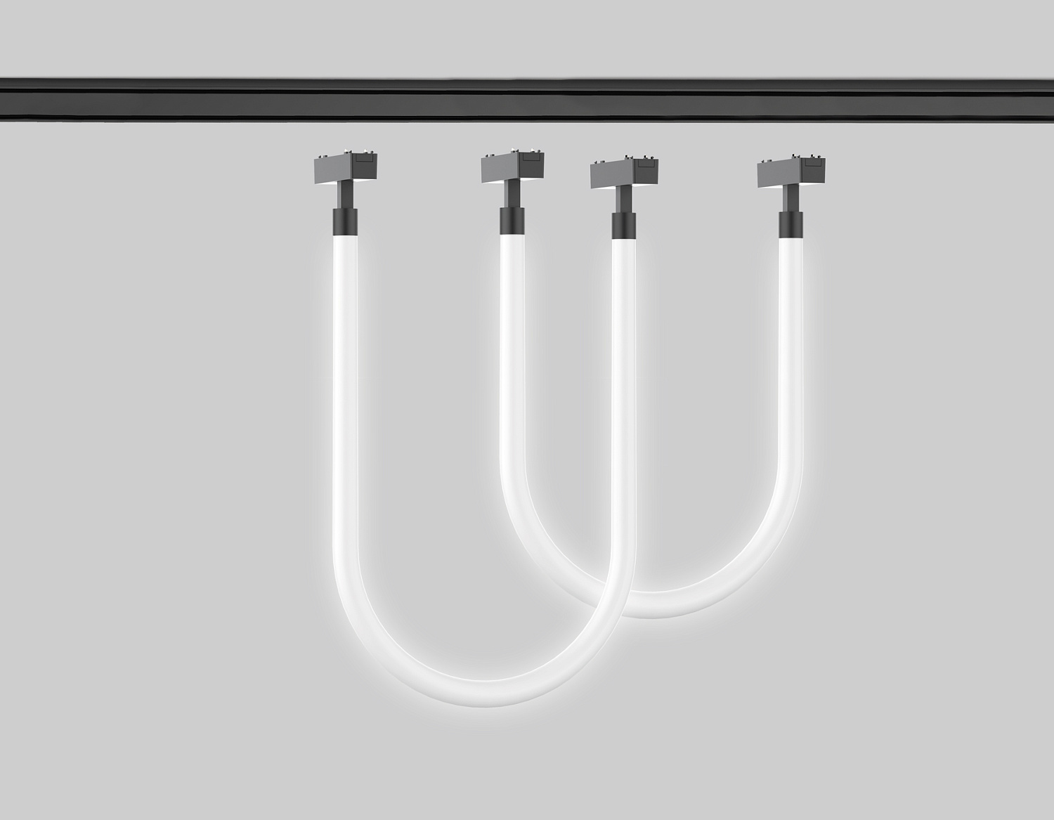 Светильник светодиодный трековый гибкий для шинопровода Magnetic Ultra Slim GV1707 WH белый IP20 8W 4200K 48V D21*500