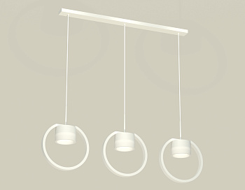 Комплект подвесного светильника с акрилом XB9106155/3 SWH/FR белый песок/белый матовый GX53 (C9106, N8401)