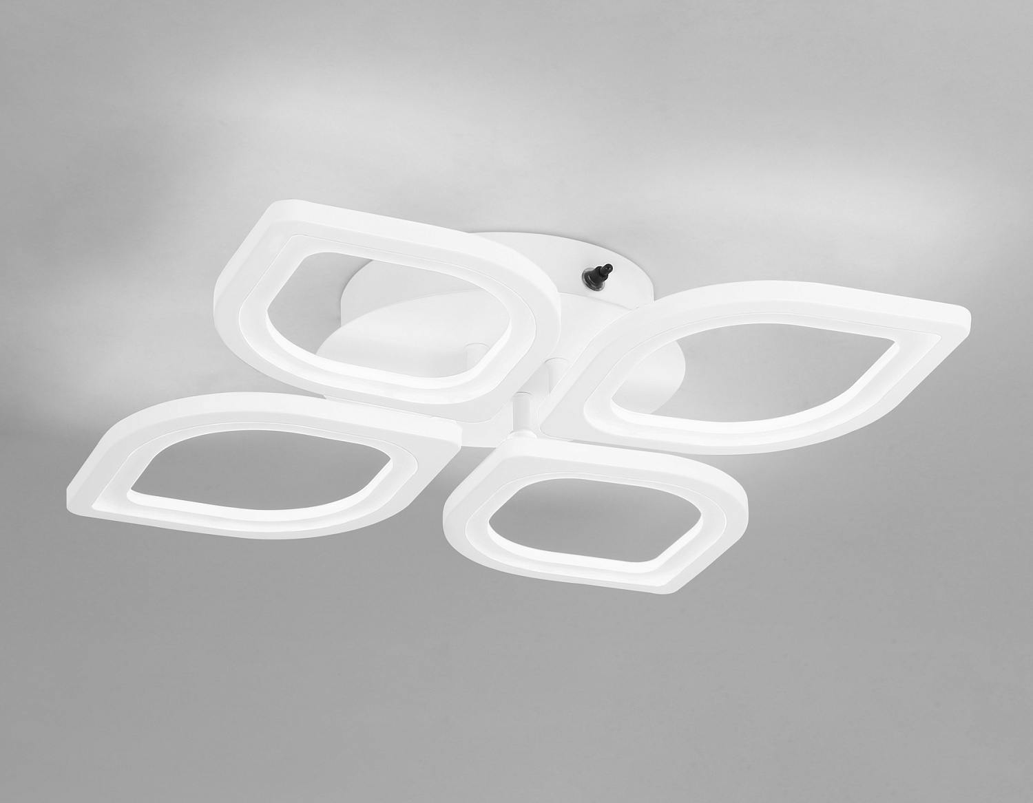 Потолочный светодиодный светильник с пультом FA4488/4 WH белый 4200K/3000K+6400K/6400K+3000K 62W 500*500*150 (ПДУ ИК)