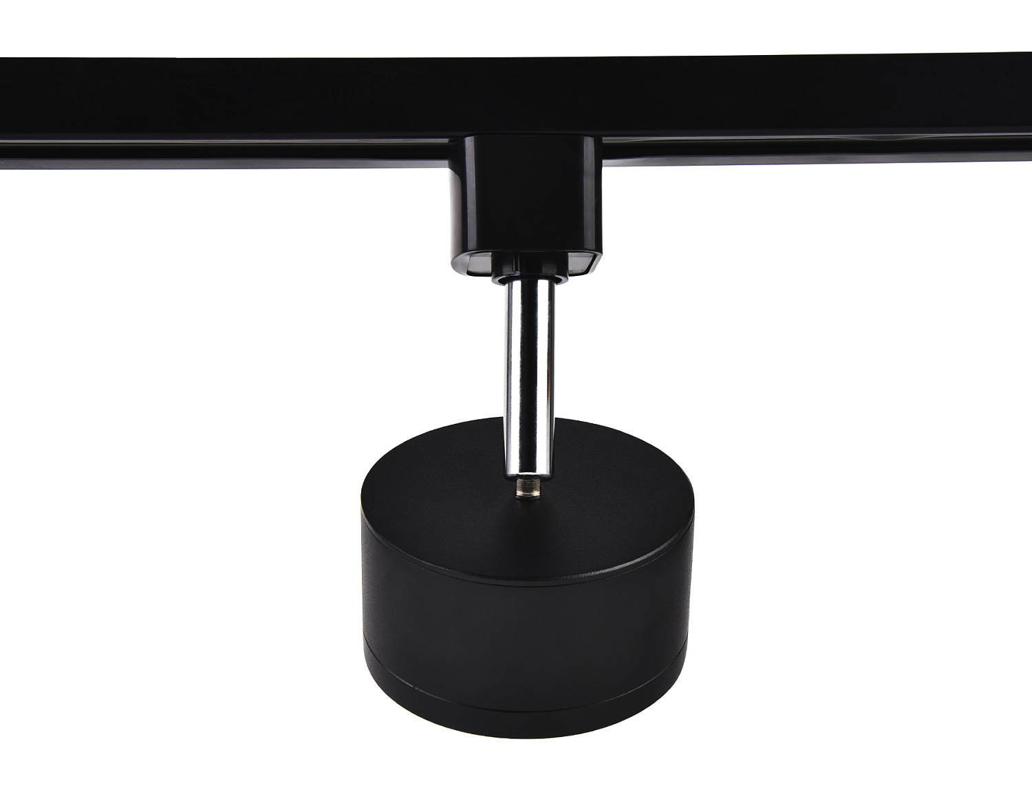 Трековый однофазный светильник со сменной лампой GL5357 BK черный GX53 max 12W