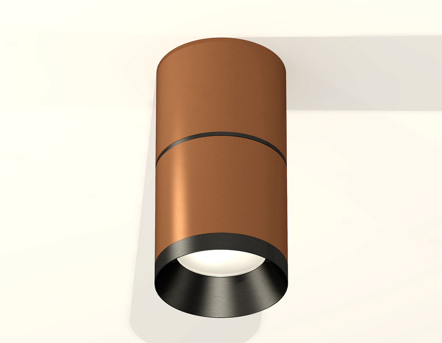 Комплект накладного светильника XS7404041 SCF/PBK кофе песок/черный полированное MR16 GU5.3 (C7404, A2071, C7404, N7031)