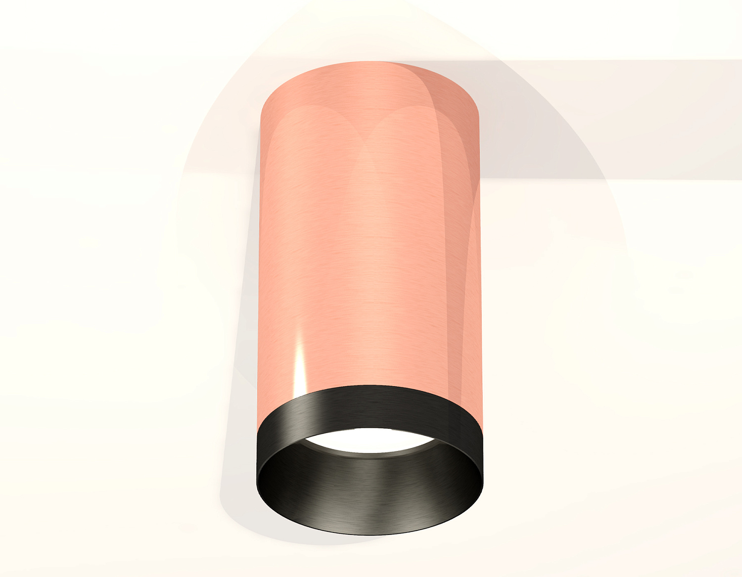 Комплект накладного светильника XS6326004 PPG/PBK золото розовое полированное/черный полированный MR16 GU5.3 (C6326, N6131)