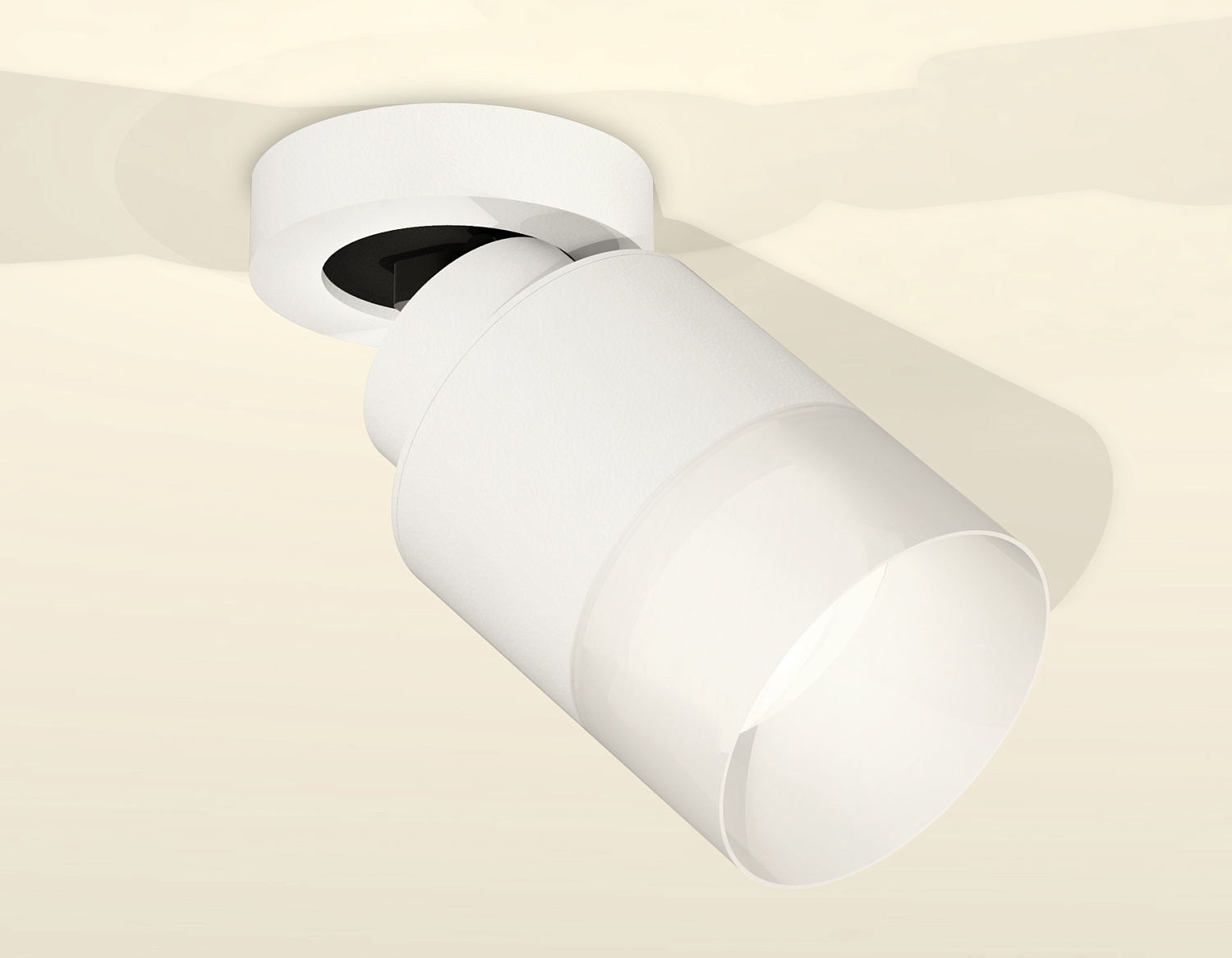 Комплект накладного поворотного светильника с акрилом XM8110002 SWH/FR белый песок/белый матовый GX53 (A2228, A2105, C8110, N8402)