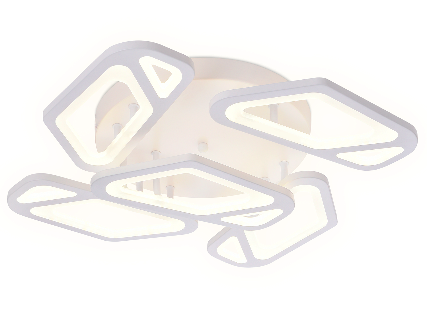 Потолочный светодиодный светильник с пультом FA587/5 WH белый 113W 590*590*120 (ПДУ РАДИО 2.4G)