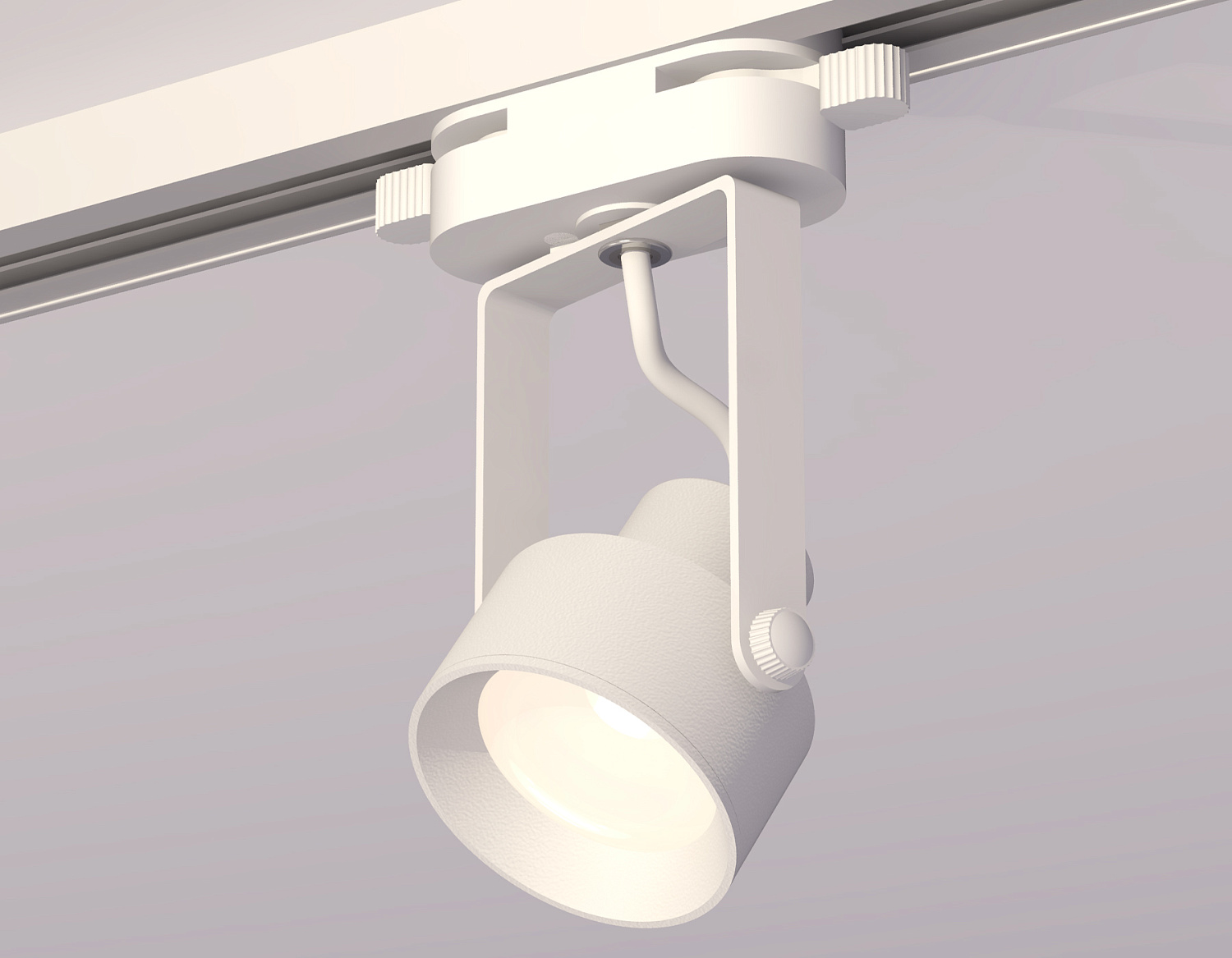 Комплект трекового однофазного светильника XT6601001 WH/SWH белый/белый песок MR16 GU10 (C6601, N6101)