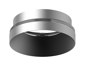 Насадка передняя для корпуса светильника с диаметром отверстия D70mm N7033 MCH хром матовый D70*H27mm Out10mm MR16