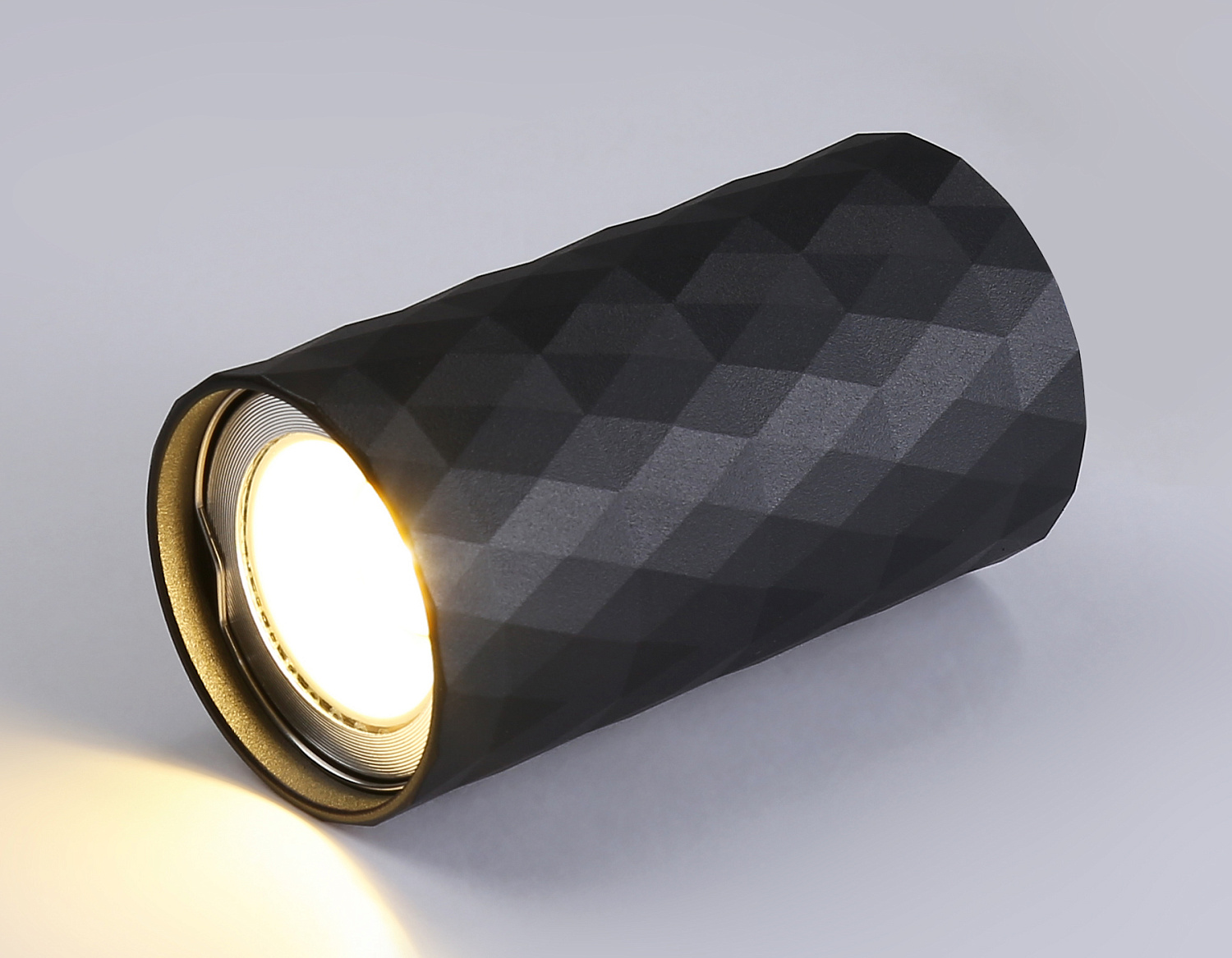 Светильник накладной со сменной лампой GU10 TN213183 BK черный GU10 max 12W D55*100