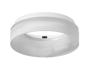 Насадка передняя для корпуса светильника с диаметром отверстия D70mm N7165 FR белый матовый D70*H28mm Out15mm MR16