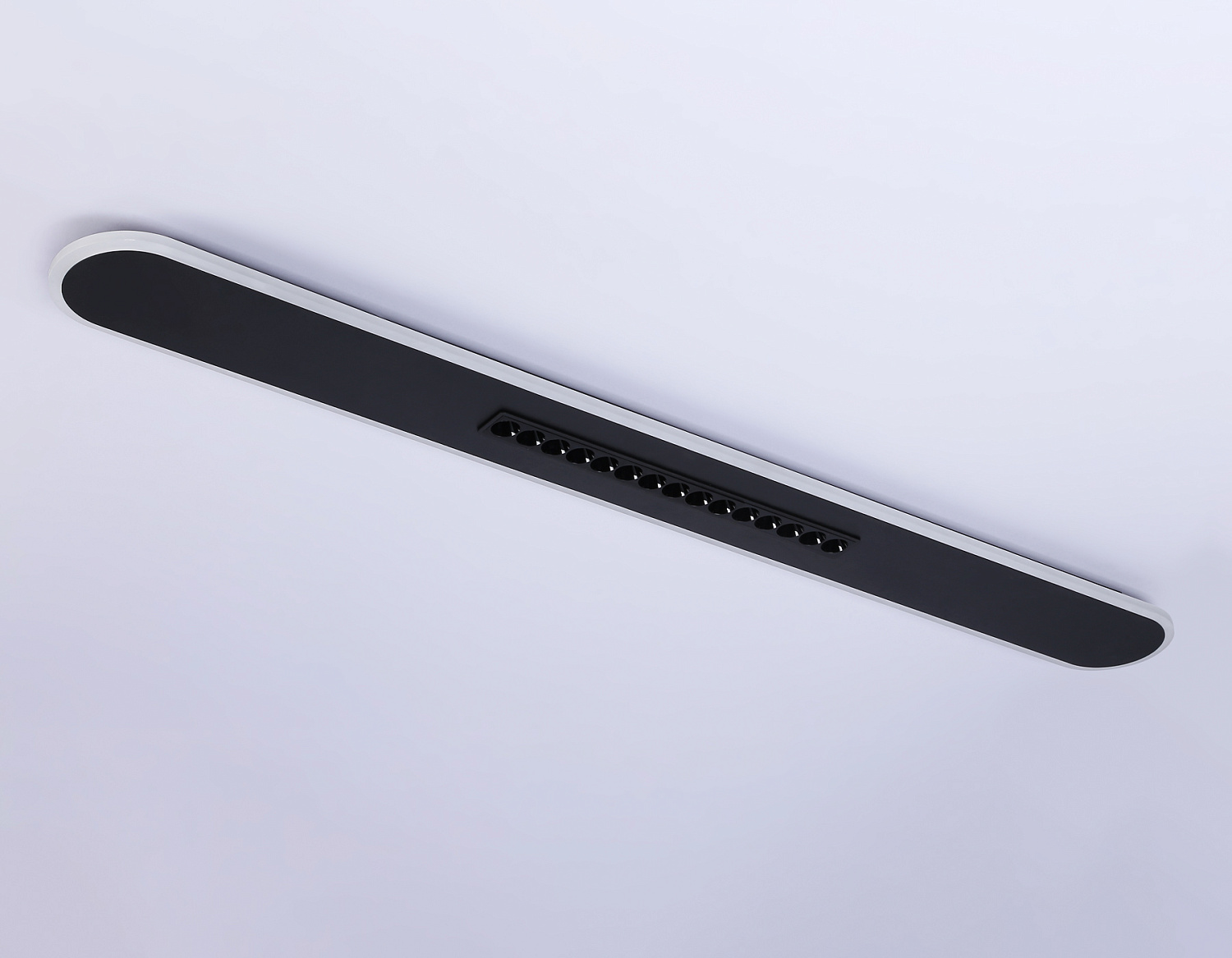 Потолочный светодиодный светильник FL51448 BK черный 70W 3000K-6400K+4200K 1200*125*40 (Без ПДУ)