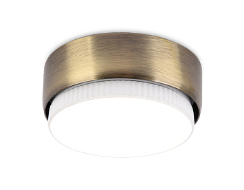 Накладной точечный светильник GX53 G102 SB бронза GX53 D82*25