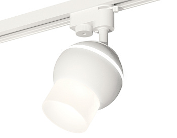 Комплект трекового однофазного светильника с подсветкой XT1101072 SWH/FR белый песок/белый матовый MR16 GU5.3 LED 3W 4200K (A2520, C1101, N7170)