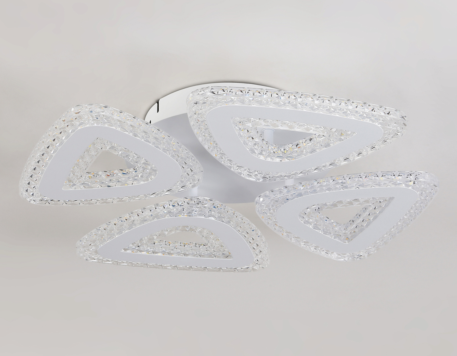 Потолочный светодиодный светильник с пультом FA4019/4 WH белый 82W 3000K+6400K/4200K/6400K+3000K D420*85 (ПДУ ИК)