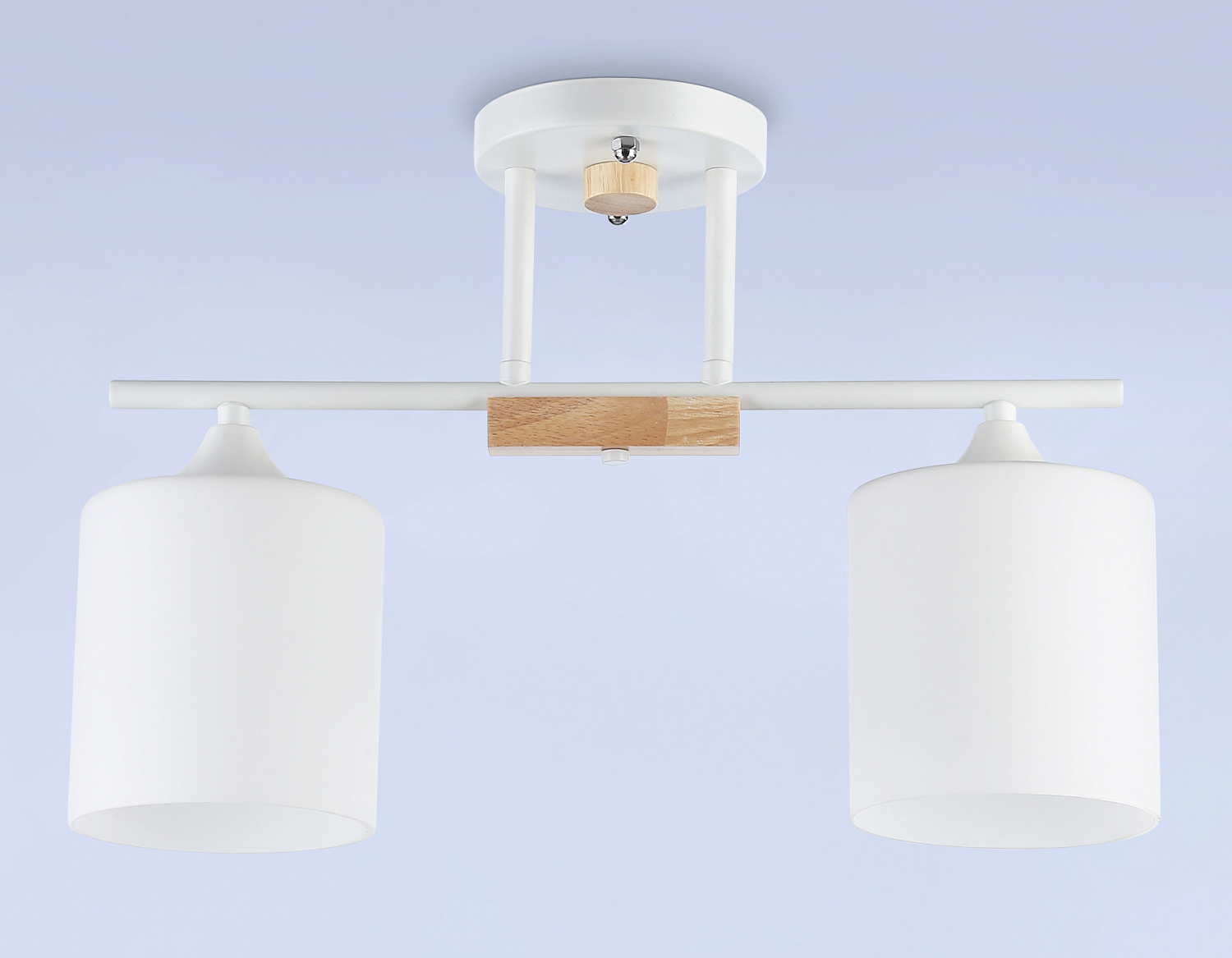 Подвесной светильник TR9541/2 WH/FR белый/белый матовый E27/2 max 40W 435*120*280