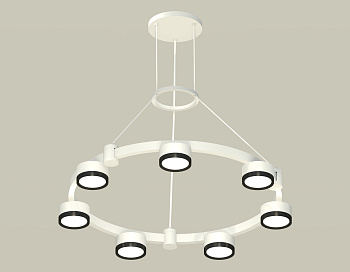 Комплект подвесного светильника Techno Ring XR92031501/7 SWH/PBK белый песок/черный полированный GX53 (A9203, C9236, N8113)